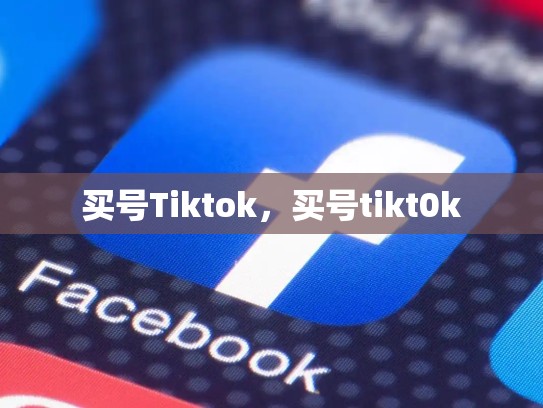 买号Tiktok，买号tikt0k