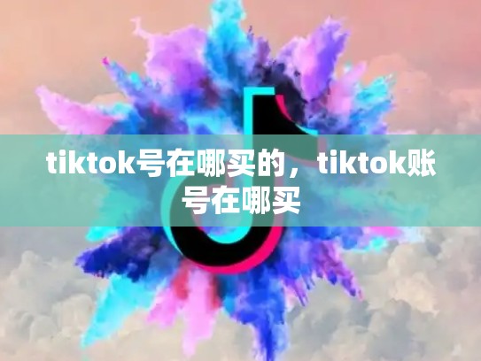 tiktok号在哪买的，tiktok账号在哪买