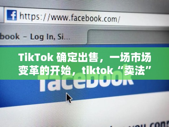 TikTok 确定出售，一场市场变革的开始，tiktok“卖法”有变