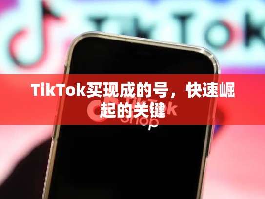 TikTok买现成的号,快速崛起的关键