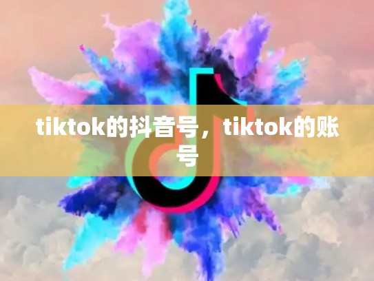 tiktok的抖音号，tiktok的账号