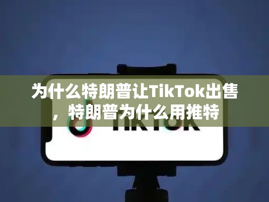 为什么特朗普让TikTok出售，特朗普为什么用推特